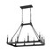Z-Lite Barclay 10 Light Chandelier, Matte Black 482-10L-MB - alternate 4